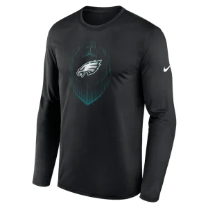 Philadelphia eagles nike legend icon long sleeve t shirt Black M