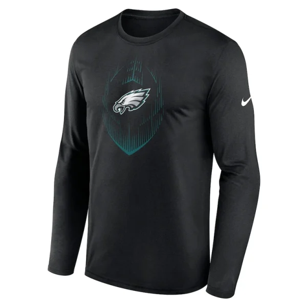 Philadelphia eagles nike legend icon long sleeve t shirt Black M