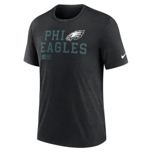 Philadelphia eagles nike overlap lockup tri blend t shirt Black M