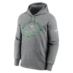 Philadelphia eagles nike performance fleece pullover hoodie Heather gray M