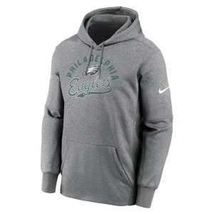 Philadelphia eagles nike performance fleece pullover hoodie Heather gray M