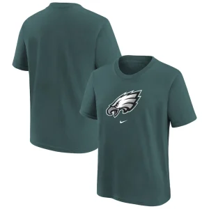 Philadelphia eagles nike preschool team wordmark t shirt Green