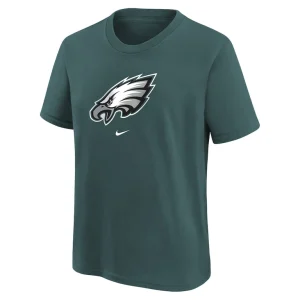 Philadelphia eagles nike preschool team wordmark t shirt Green 56