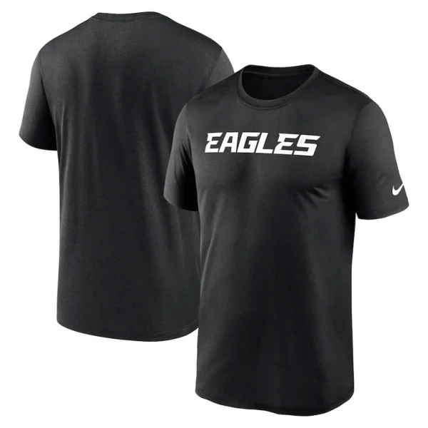 Philadelphia eagles nike primetime legend wordmark performance t shirt Black