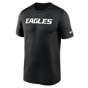 Philadelphia eagles nike primetime legend wordmark performance t shirt Black M