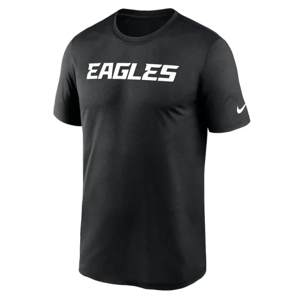 Philadelphia eagles nike primetime legend wordmark performance t shirt Black M
