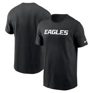 Philadelphia eagles nike primetime wordmark essential t shirt Black