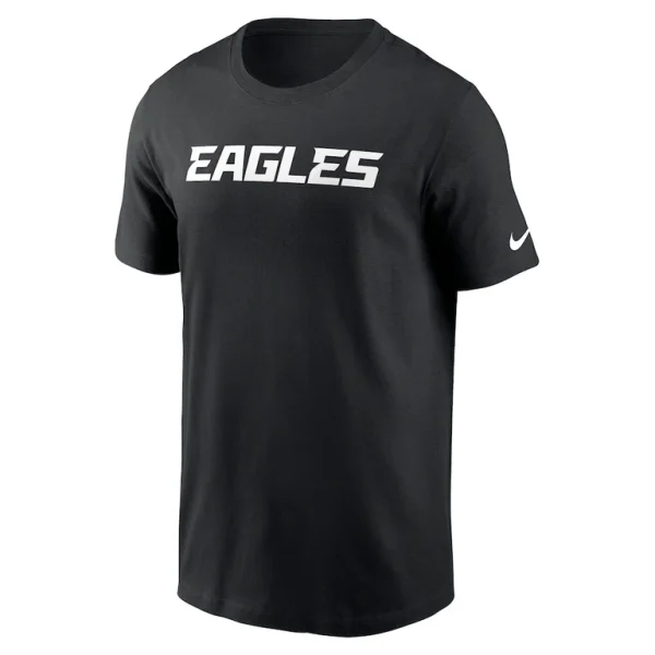 Philadelphia eagles nike primetime wordmark essential t shirt Black M