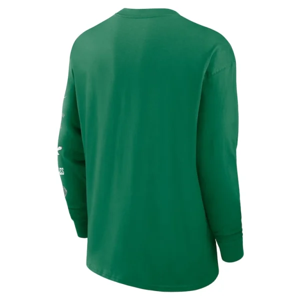 Philadelphia eagles nike rewind heavy max 90 pocket long sleeve t shirt Green L
