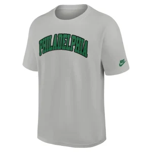 Philadelphia eagles nike rewind max90 statement t shirt Silver M