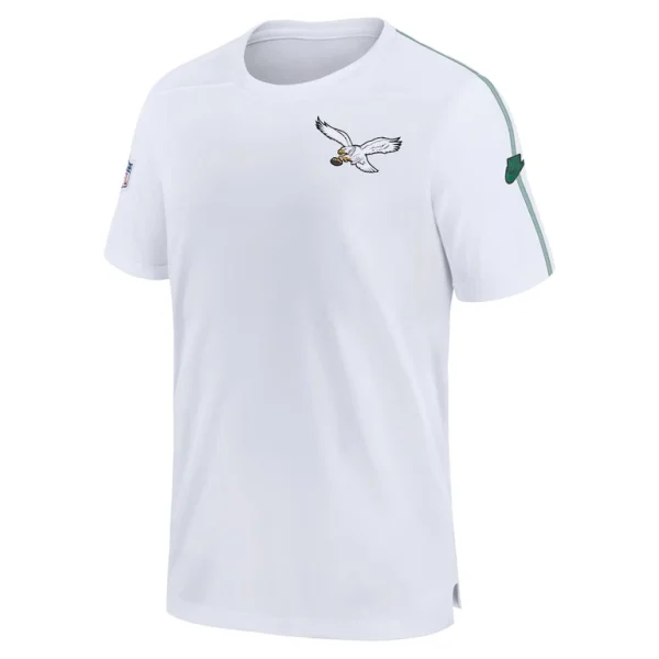Philadelphia eagles nike sideline alternate logo coach performance top White M
