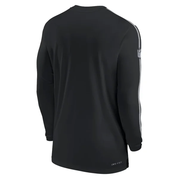 Philadelphia eagles nike sideline coach uv performance long sleeve t shirt Black L