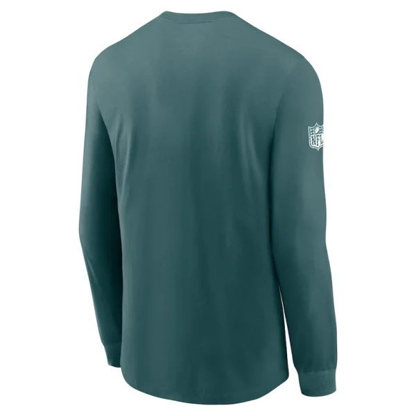 Philadelphia eagles nike sideline performance long sleeve t shirt Midnight green L