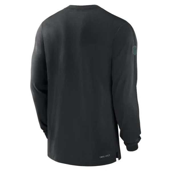 Philadelphia eagles nike sideline player performance long sleeve t shirt Black L