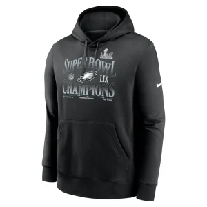 Philadelphia eagles nike super bowl lix champions 90s retro pullover hoodie Black M