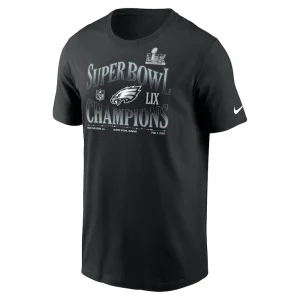 Philadelphia eagles nike super bowl lix champions 90s retro t shirt Black M