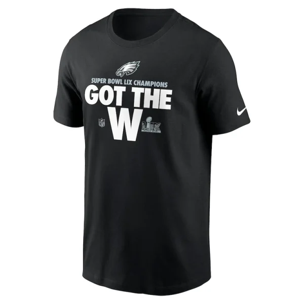 Philadelphia eagles nike super bowl lix champions parade t shirt Black M