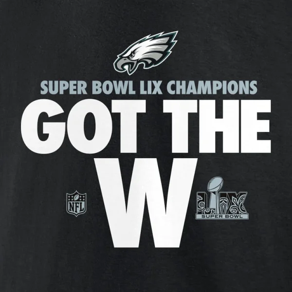 Philadelphia eagles nike super bowl lix champions parade therma performance pullover hoodie Black XL