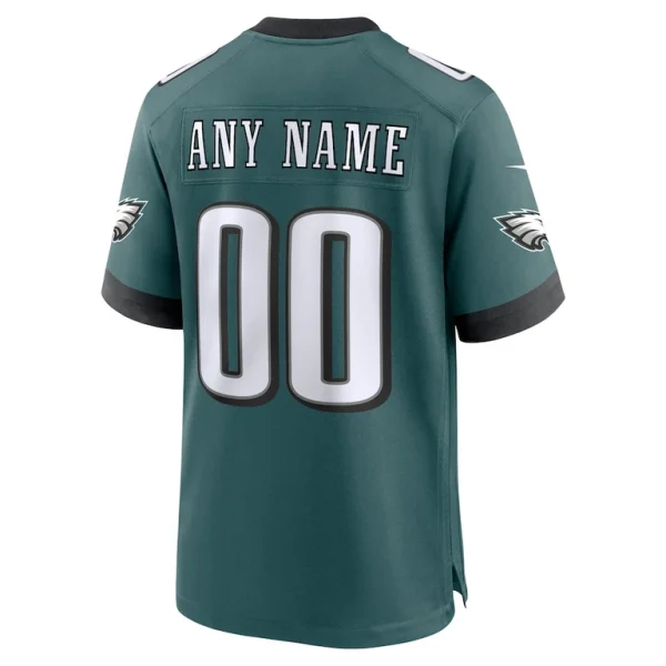 Philadelphia eagles nike super bowl lix custom game jersey Midnight green L