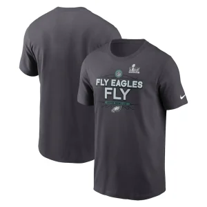 Philadelphia eagles nike super bowl lix local t shirt anthracite Multi