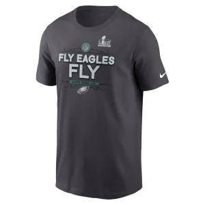 Philadelphia eagles nike super bowl lix local t shirt anthracite Multi M