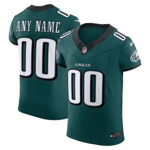 Philadelphia eagles nike team vapor f.u.s.e. elite custom jersey Midnight green