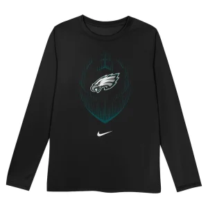 Philadelphia eagles nike toddler legend icon long sleeve t shirt Black 3T