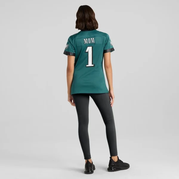 Philadelphia eagles nike womens 1 mom game jersey Midnight green 2XL