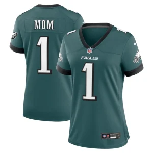 Philadelphia eagles nike womens 1 mom game jersey Midnight green