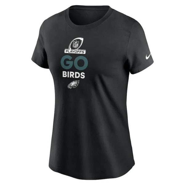 Philadelphia eagles nike womens 2024 nfl playoffs t shirt Black M