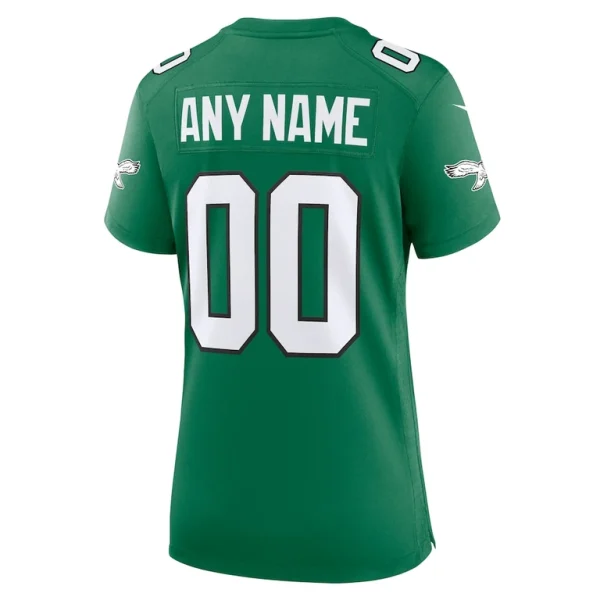 Philadelphia eagles nike womens alternate custom game jersey Kelly green L