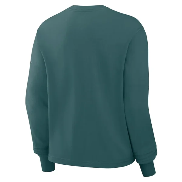 Philadelphia eagles nike womens boxy long sleeve t shirt Midnight green M