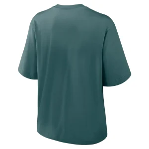 Philadelphia eagles nike womens boxy t shirt Midnight green M