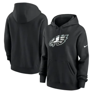 Philadelphia eagles nike womens club fleece pullover hoodie Black
