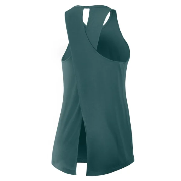 Philadelphia eagles nike womens crossback performance tank top Midnight green M