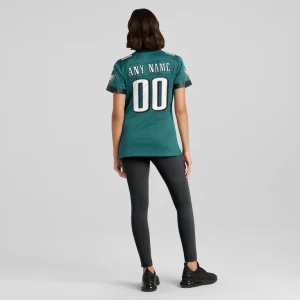 Philadelphia eagles nike womens custom game jersey Midnight green 2XL