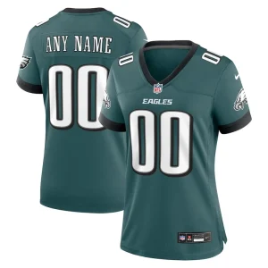 Philadelphia eagles nike womens custom game jersey Midnight green