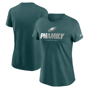 Philadelphia eagles nike womens hometown local pack t shirt Midnight green