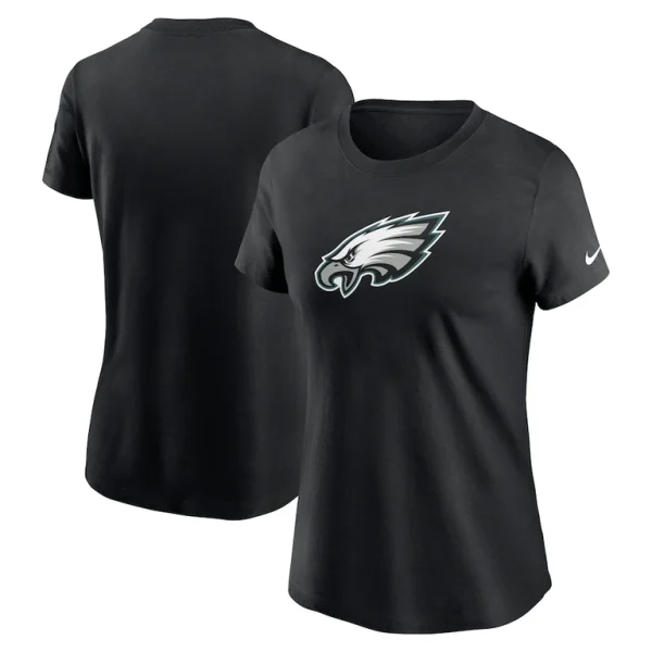 Philadelphia eagles nike womens primary logo t shirt Black