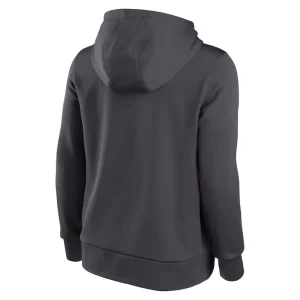 Philadelphia eagles nike womens super bowl lix champions locker room trophy collection club fleece pullover hoodie anthracite Multi L