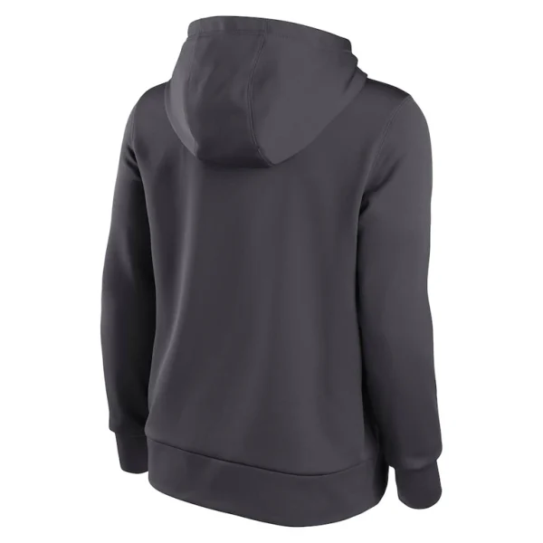Philadelphia eagles nike womens super bowl lix champions locker room trophy collection club fleece pullover hoodie anthracite Multi L
