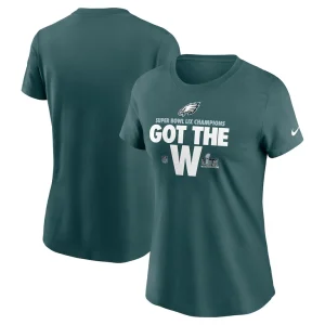 Philadelphia eagles nike womens super bowl lix champions parade t shirt Green