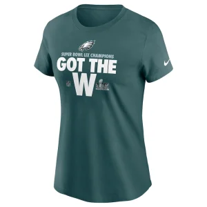 Philadelphia eagles nike womens super bowl lix champions parade t shirt Green M
