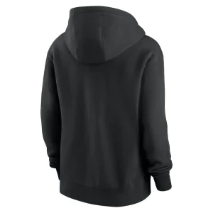 Philadelphia eagles nike womens super bowl lix champions tailsweep pullover hoodie Black XL