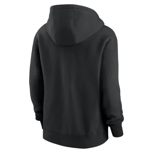 Philadelphia eagles nike womens super bowl lix champions tailsweep pullover hoodie Black XL