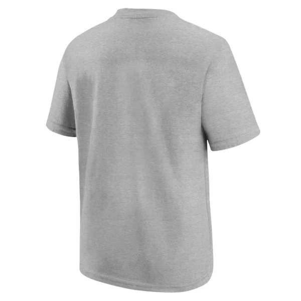 Philadelphia eagles nike youth 2024 nfc champions locker room trophy collection t shirt Heather gray Yth L