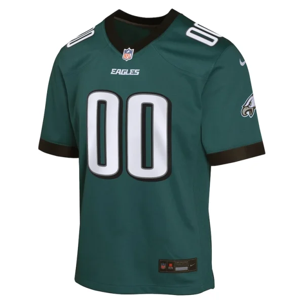 Philadelphia eagles nike youth custom game jersey Midnight green Yth M