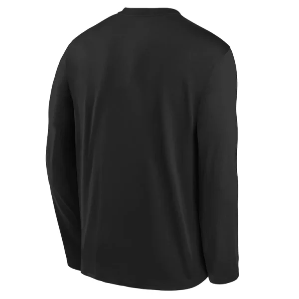 Philadelphia eagles nike youth super bowl lix champions locker room trophy collection long sleeve t shirt Black Yth XL
