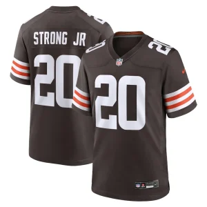 Pierre strong jr. cleveland browns nike team game jersey Brown