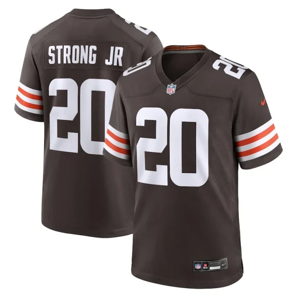 Pierre strong jr. cleveland browns nike team game jersey Brown